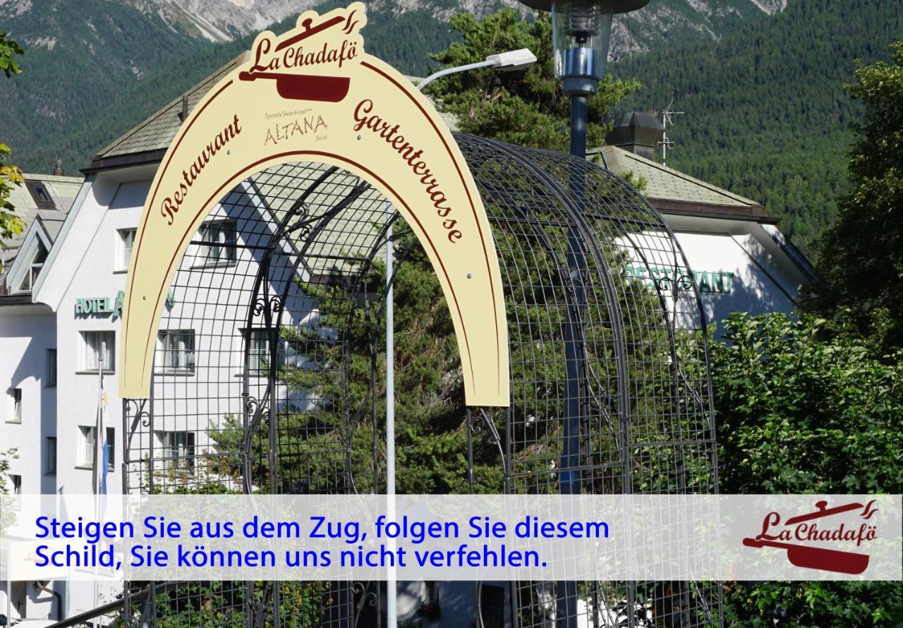 Typically Swiss Hotel Altana Scuol Exterior foto